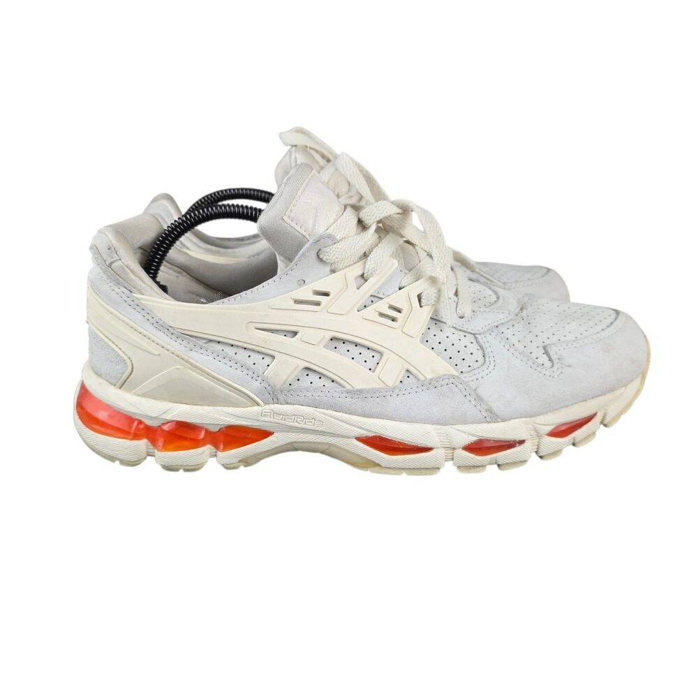 ASICS GEL-KAYANO Trainer 21 White Gentry Purple Orange 1201A067-100 Men's Size 9